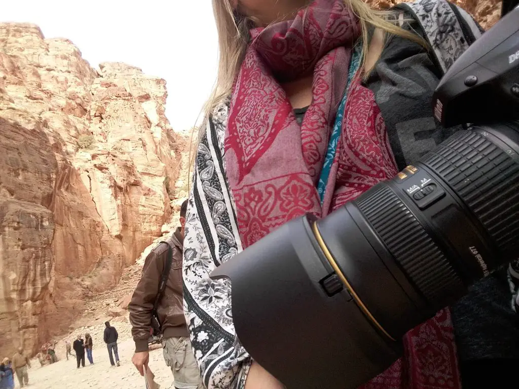 Exploring with a camera in Jordan