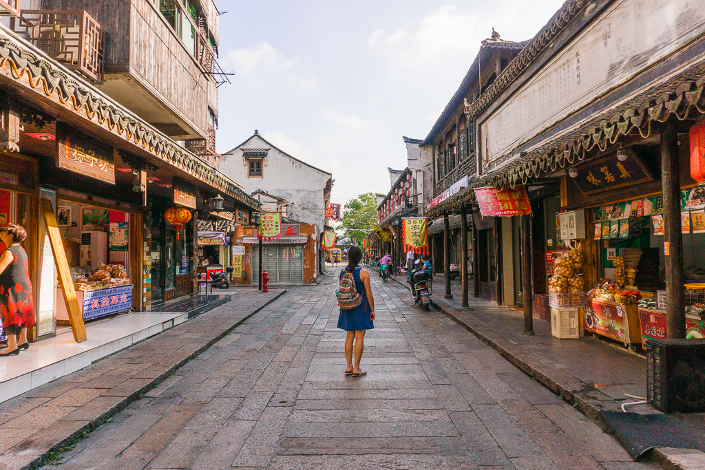 Alexandra in China, where she was teaching abroad.