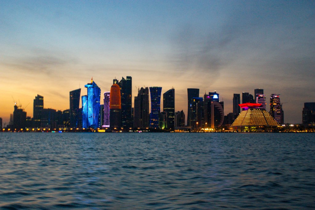 Doha Qatar, where Tiffany was teaching abroad.