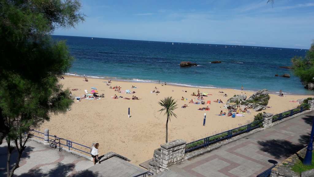 The beach in Spain, where Stuart was teaching abroad.