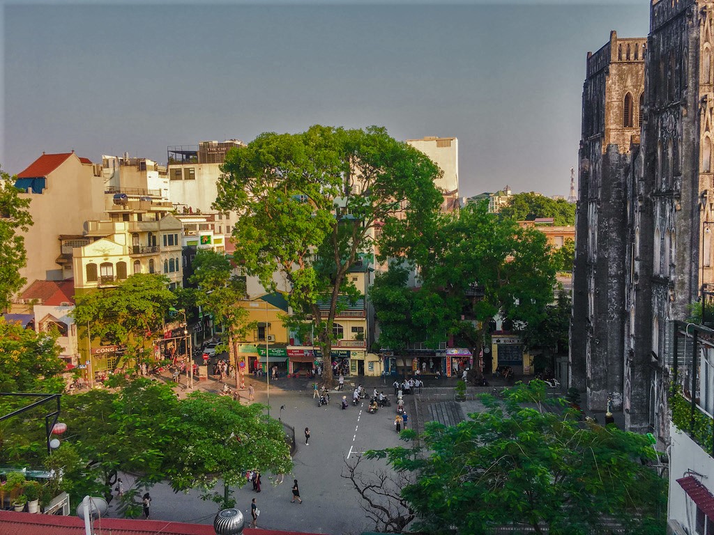 Hanoi Vietnam, where Amber was teaching abroad.