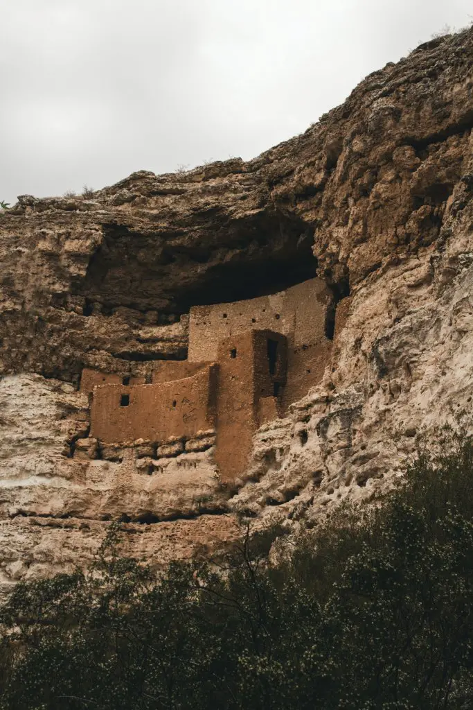 Montezuma Castle National Monument, a must see stop on any California to Arizona Road Trip.