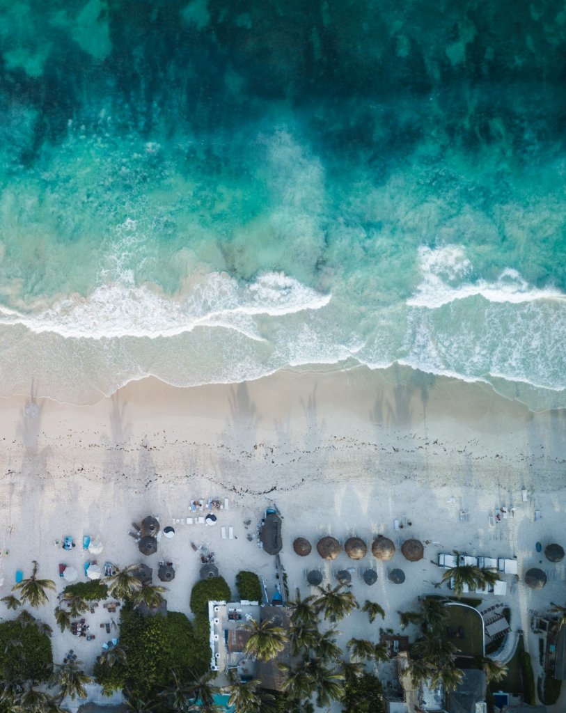 Tulum from above.