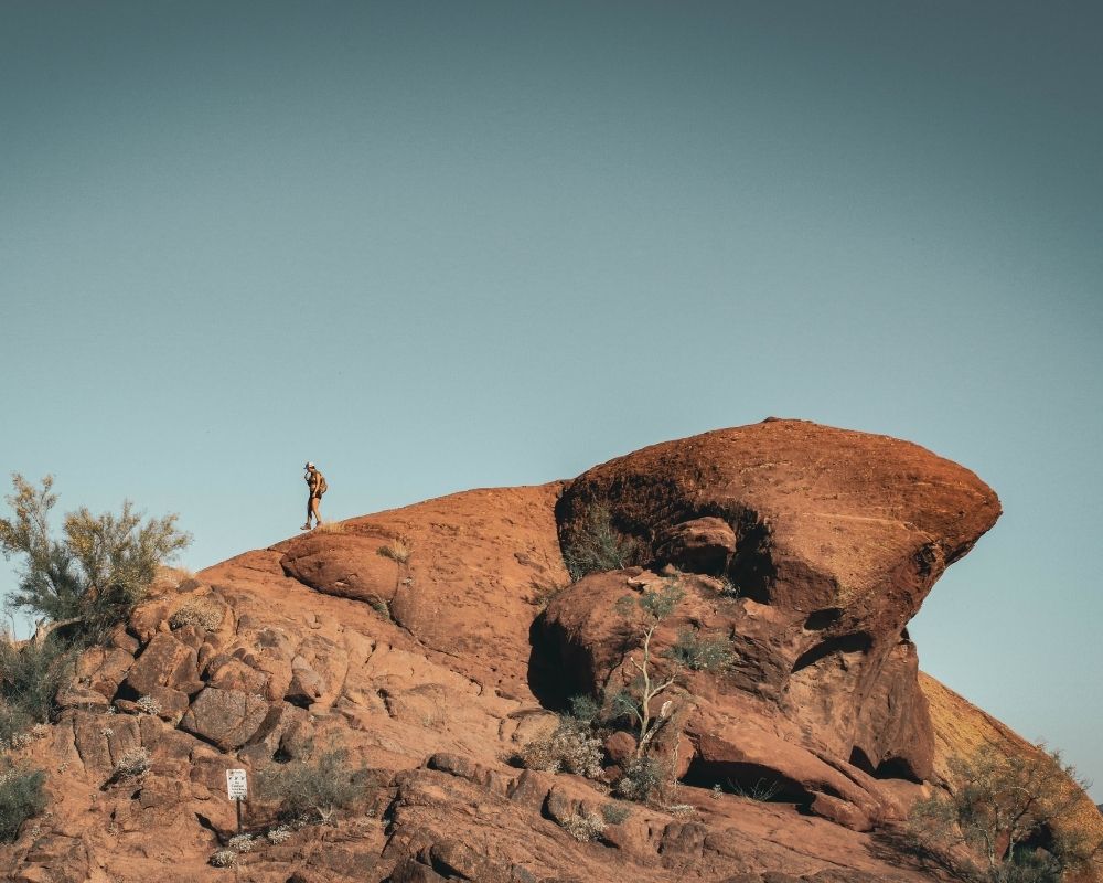 Camelback Mountain: Stop #1 on the Phoenix to Sedona Drive.