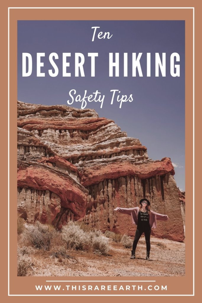 Ten Desert Hiking Safety Tips pin