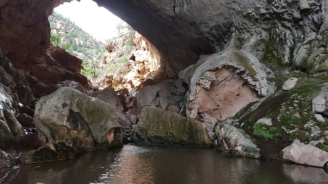 Stop #2 on the Phoenix to Sedona Drive - the Tonto Natural Bridge.