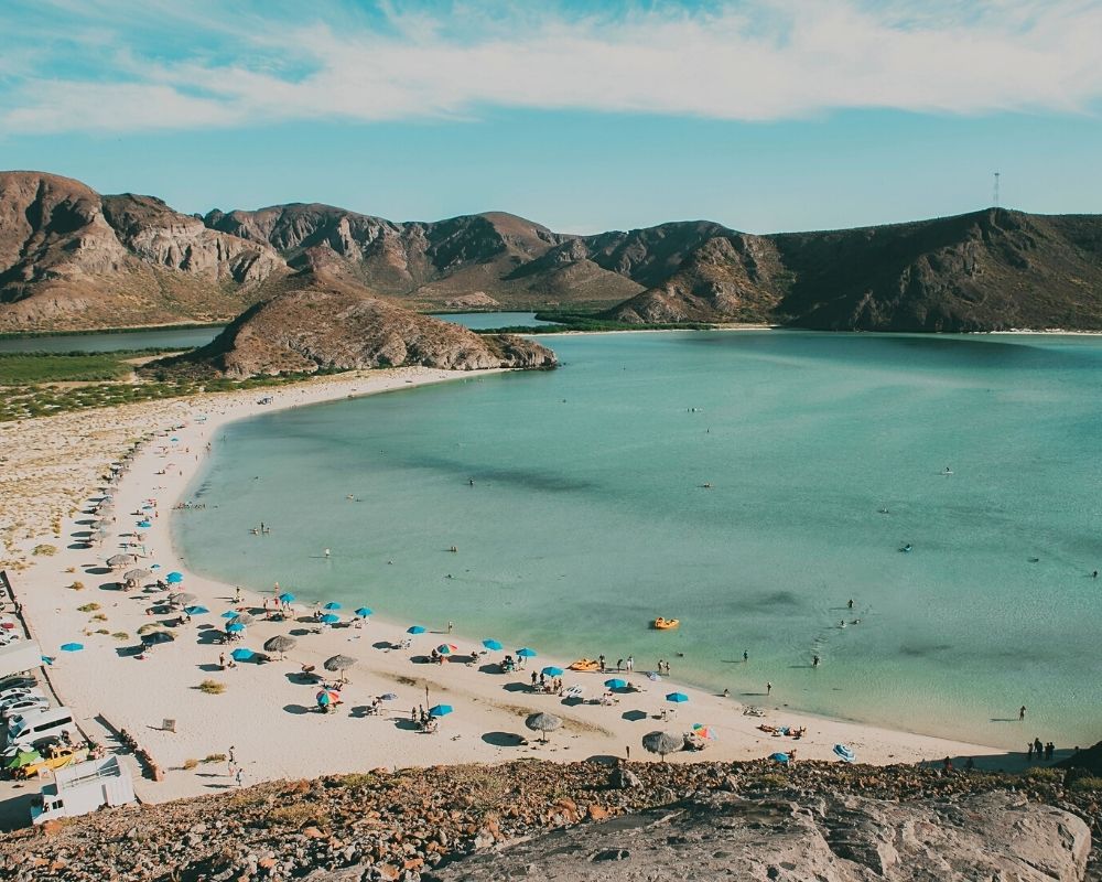 Balandra Bay, and unexpected and beautiful place in Baja on your road trip.