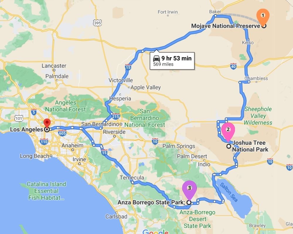 la road trip ideas