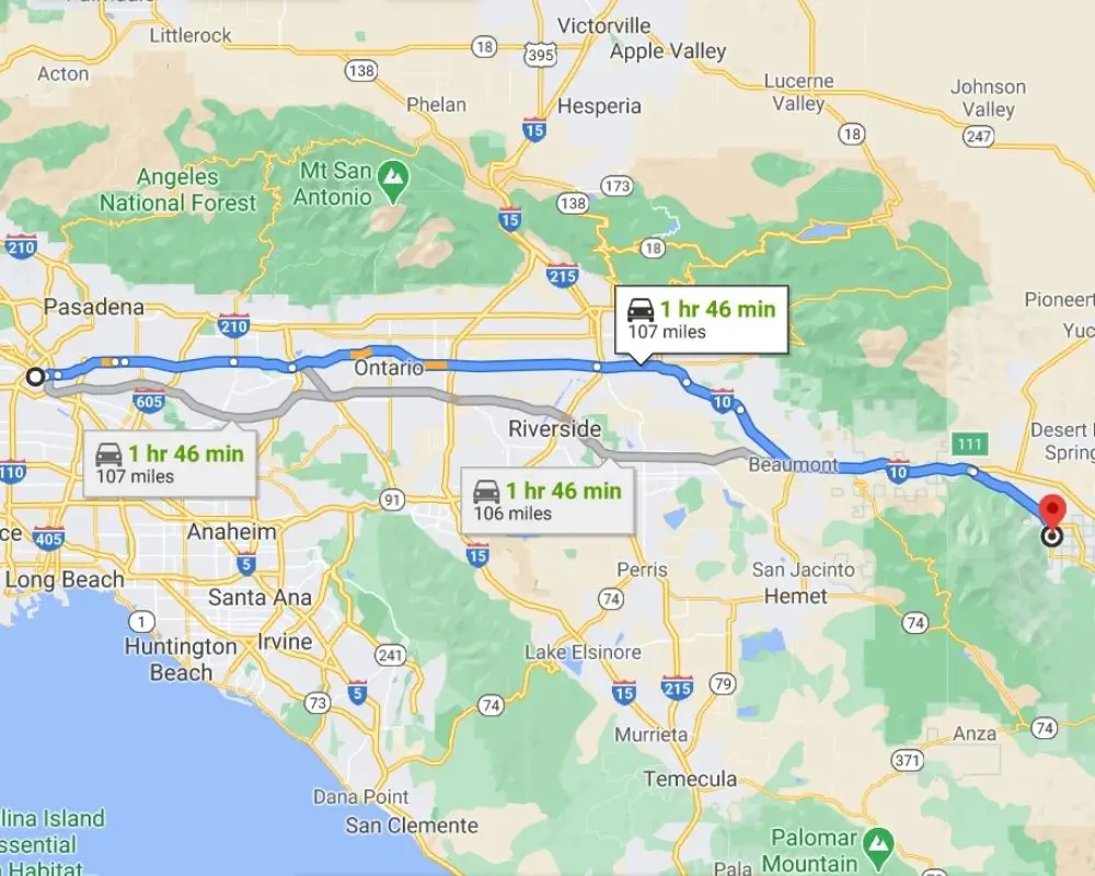great road trips from los angeles