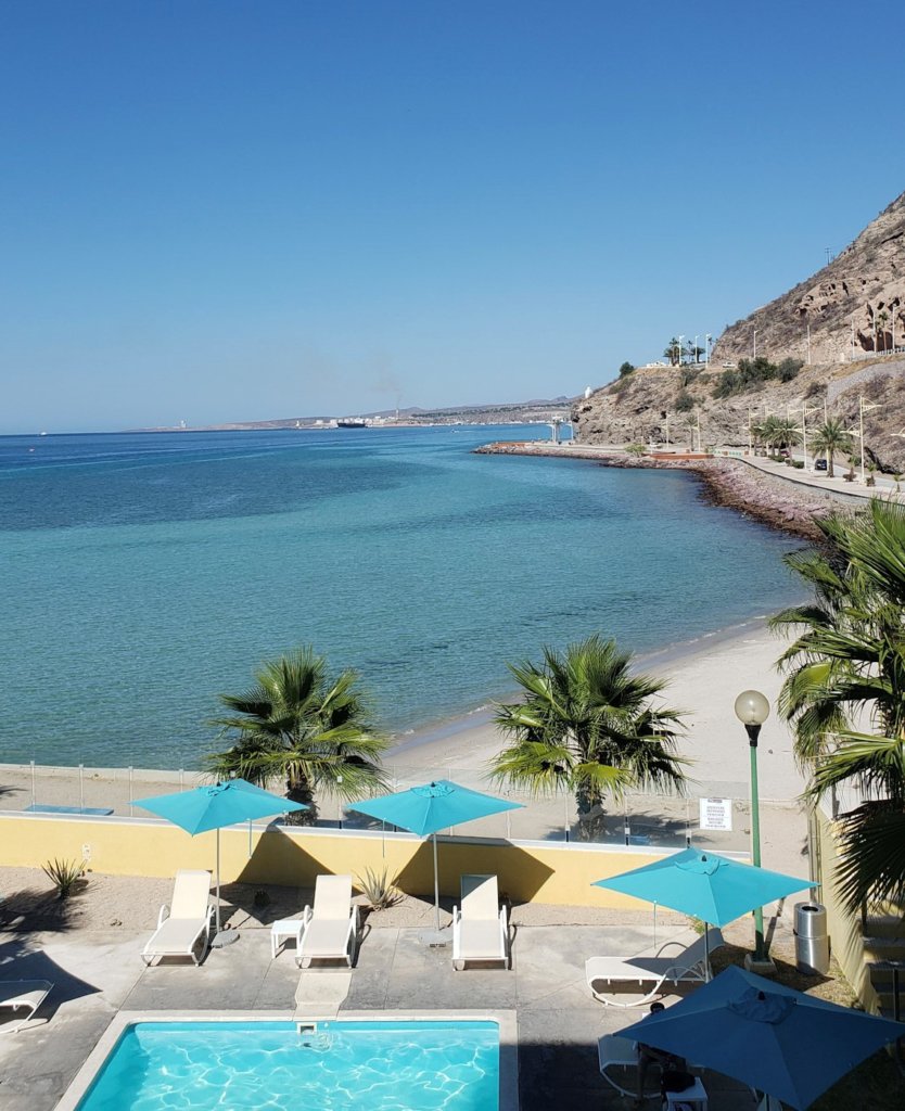 La Paz, Mexico's beaches and mountains, a great place to relax on your Baja road trip.