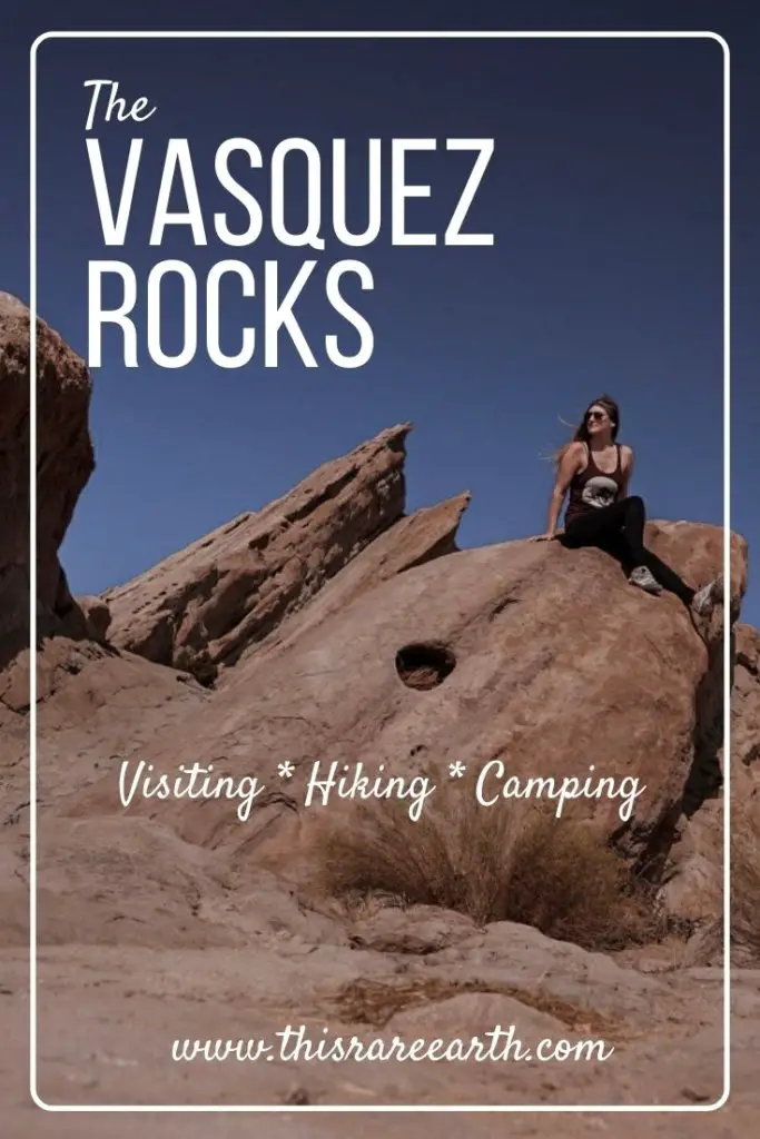 Visiting Vasquez Rocks Natural Park Area for hiking and camping.
