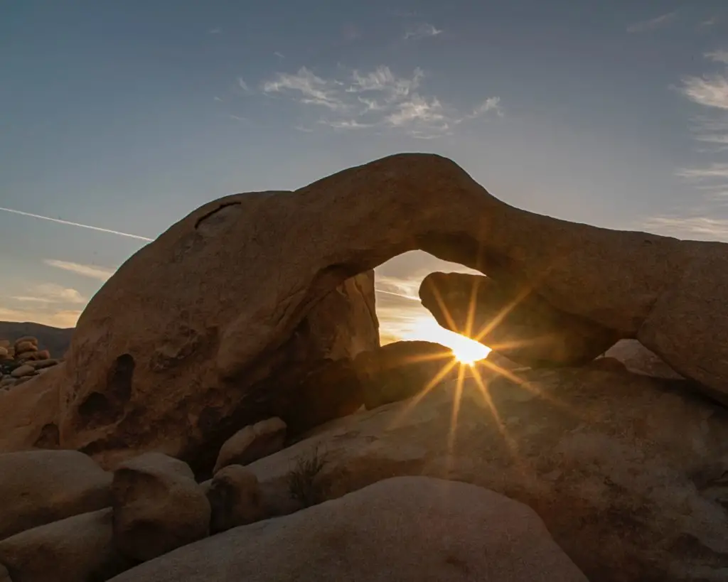 Arch rock, one of The Best Joshua Tree Photography Spots.