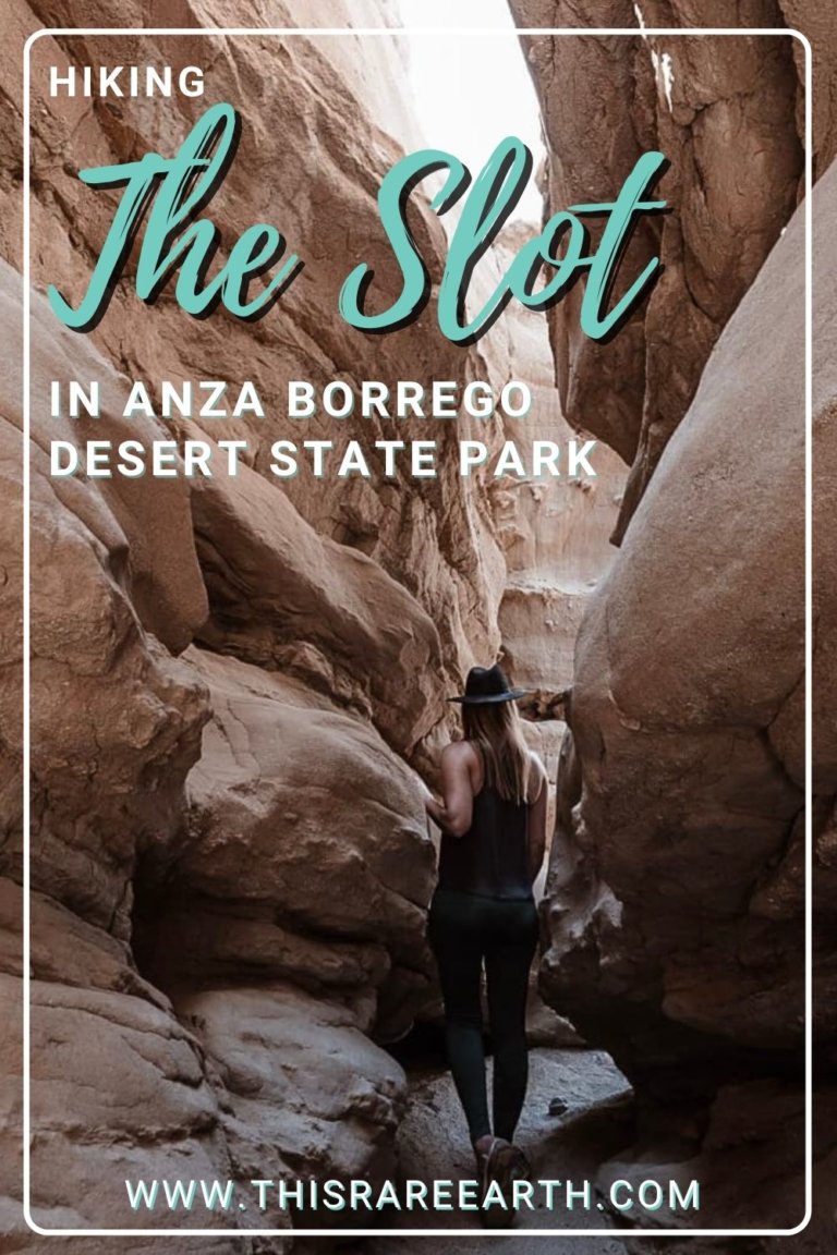 Hiking The Slot Canyon In Anza Borrego This Rare Earth 3506