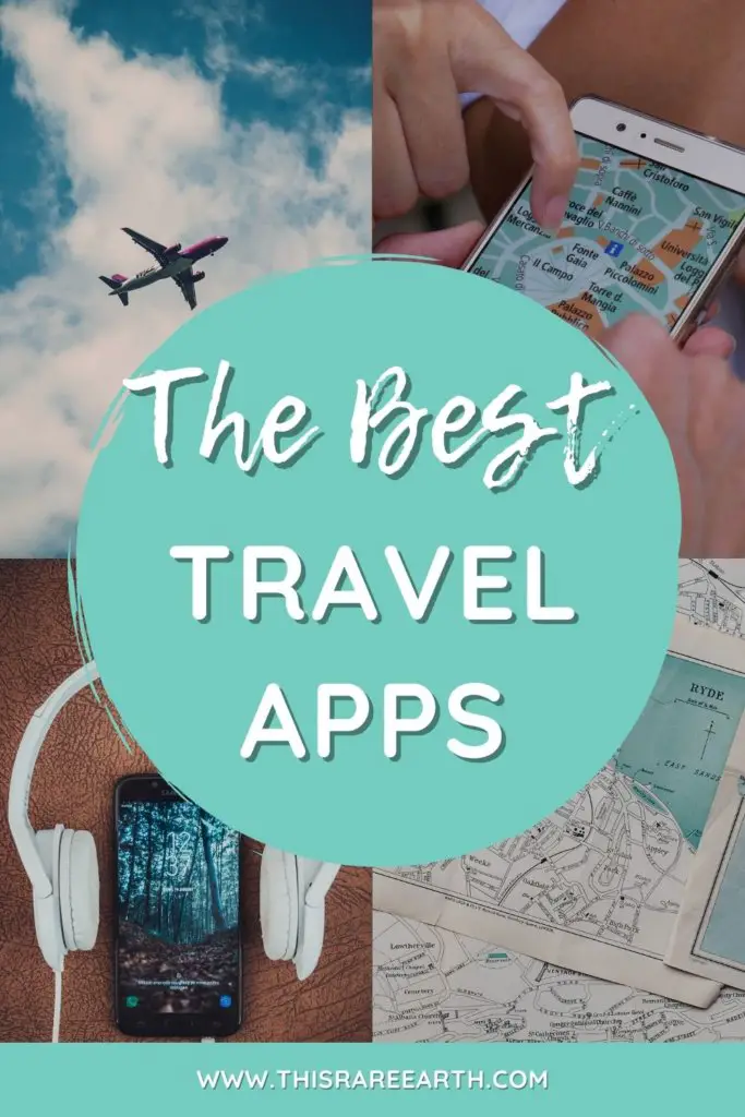 The BEST Travel Apps Pinterest pin.