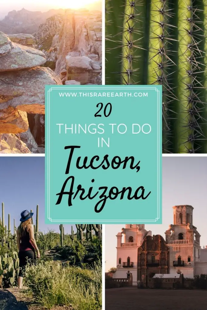 20 Things To Do In Tucson, Arizona pin.