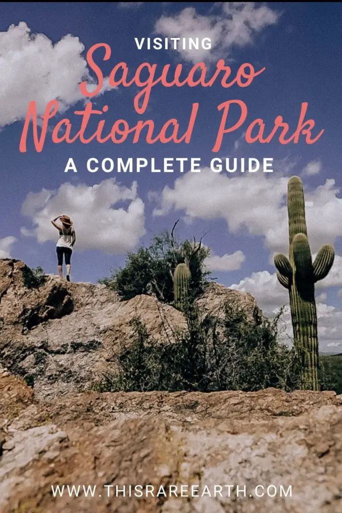 A Complete Guide to Visiting Saguaro National Park pin.