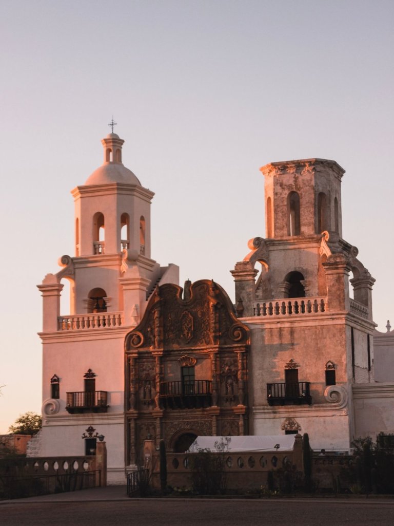 The incredible architecture at the mission - one of the best Things To see In Tucson, Arizona.