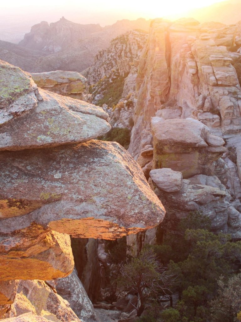 The stunning viewpoint after climbing Mount Lemmon, one of the best Things To Do In Tucson, Arizona.