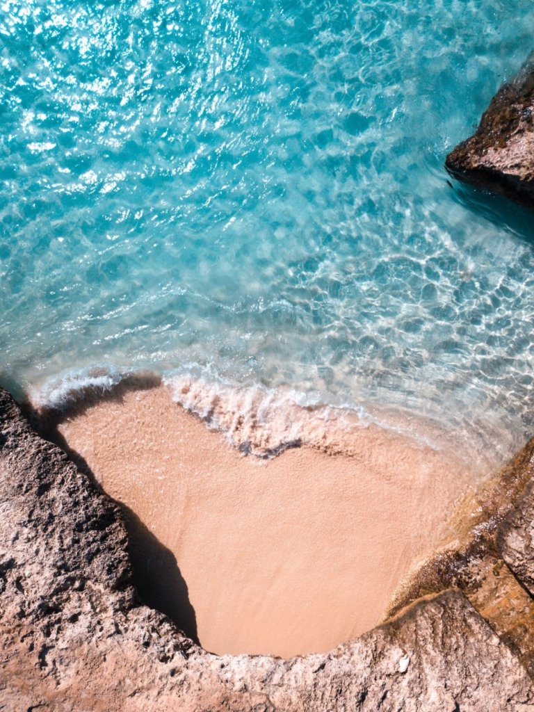 Tres Trapi, one of the best beaches in Aruba.