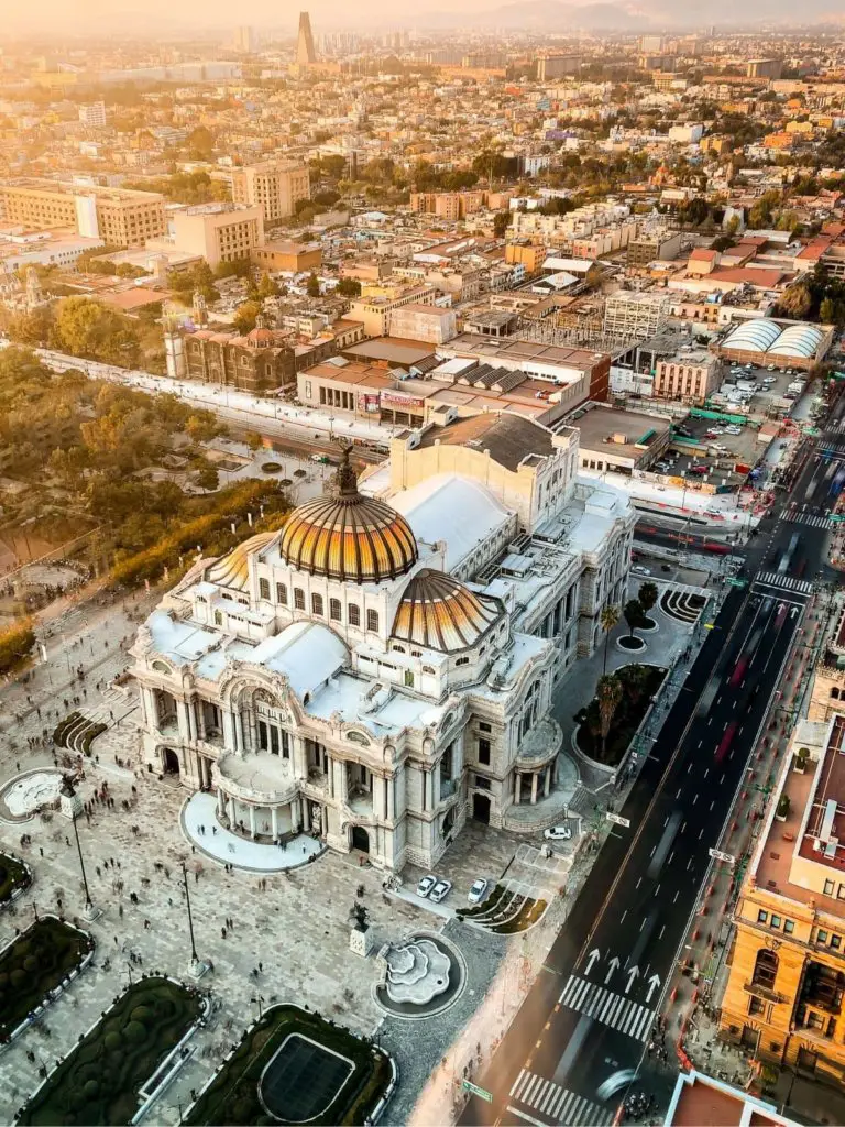 Tips for Mexico Travel The Ultimate Guide - Mexico buildings from above.
