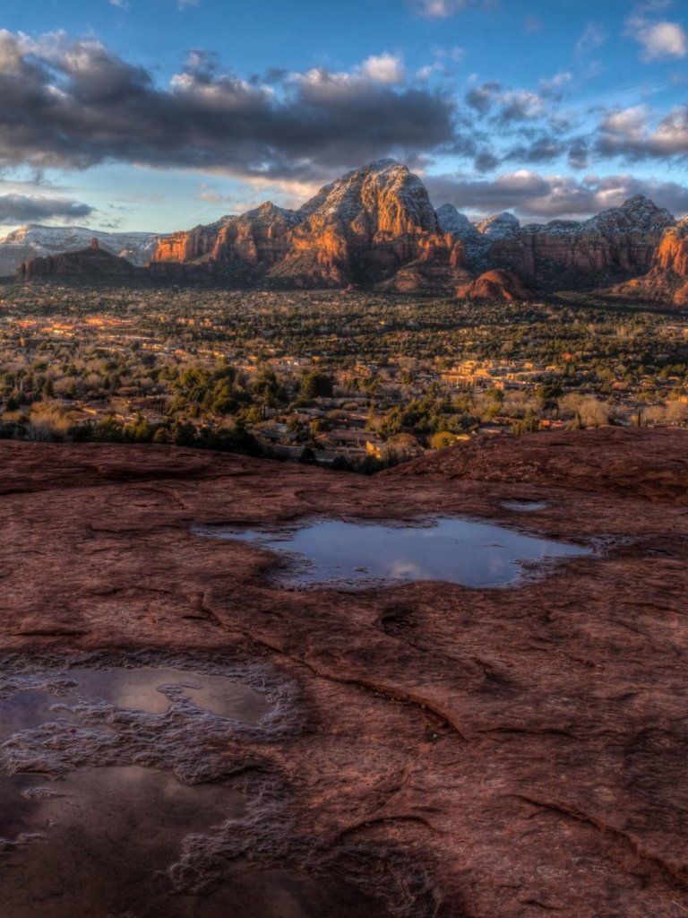 A landscape view of Sedona Arizona's red rocks and nature - Unique Things To Do in Sedona, Arizona.