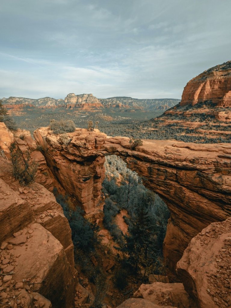 The Devil's Bridge and surrounding landscape - one of the Unique Things To Do in Sedona, Arizona