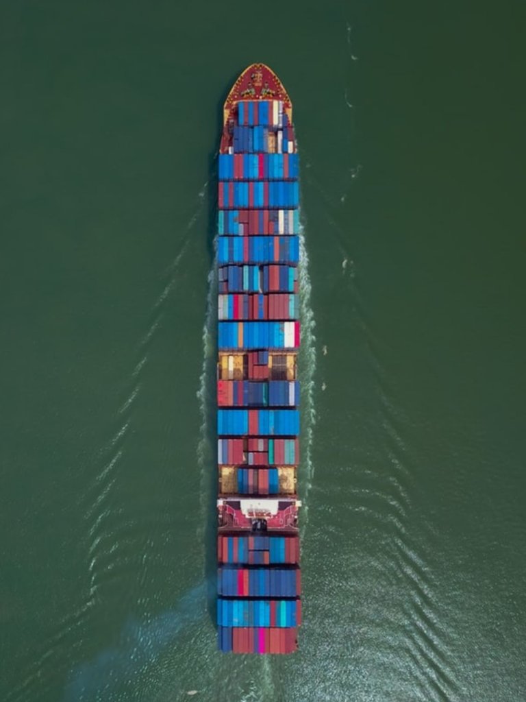 A cargo ship on the water - the Panama Canal is one of The Best Things to Do in Panama City, Panama.