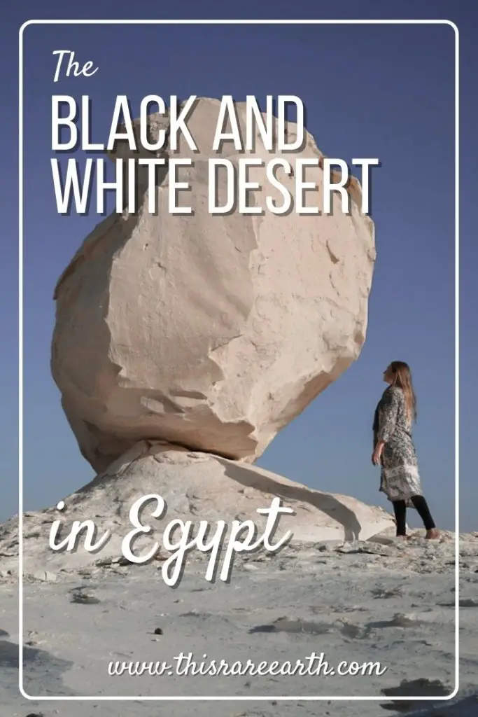 Visiting the White Desert National Park in Egypt - Pinterest pin.