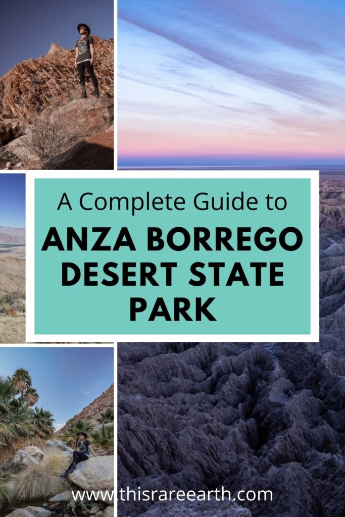 A Complete Guide to Visiting Anza Borrego Desert State Park Pinterest pin.