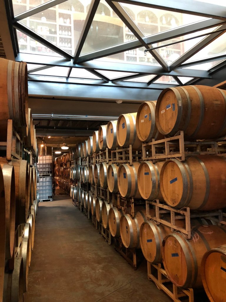 Wine barrels in Temecula, one of The Best Day Trips from Orange County, California.