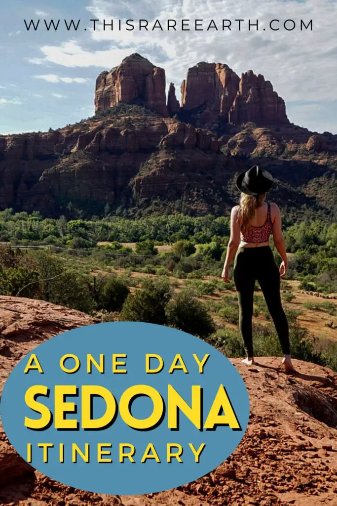 A One Day in Sedona Itinerary Pinterest pin.