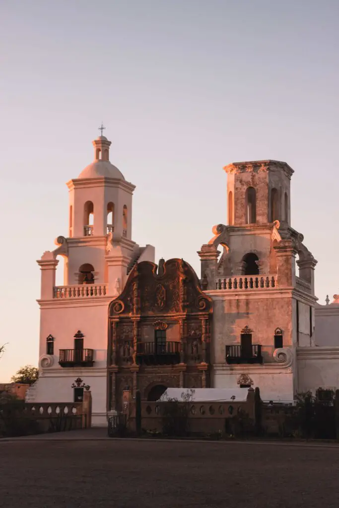The Mission outside of Tucson - one of The Best Day Trips From Phoenix, Arizona.