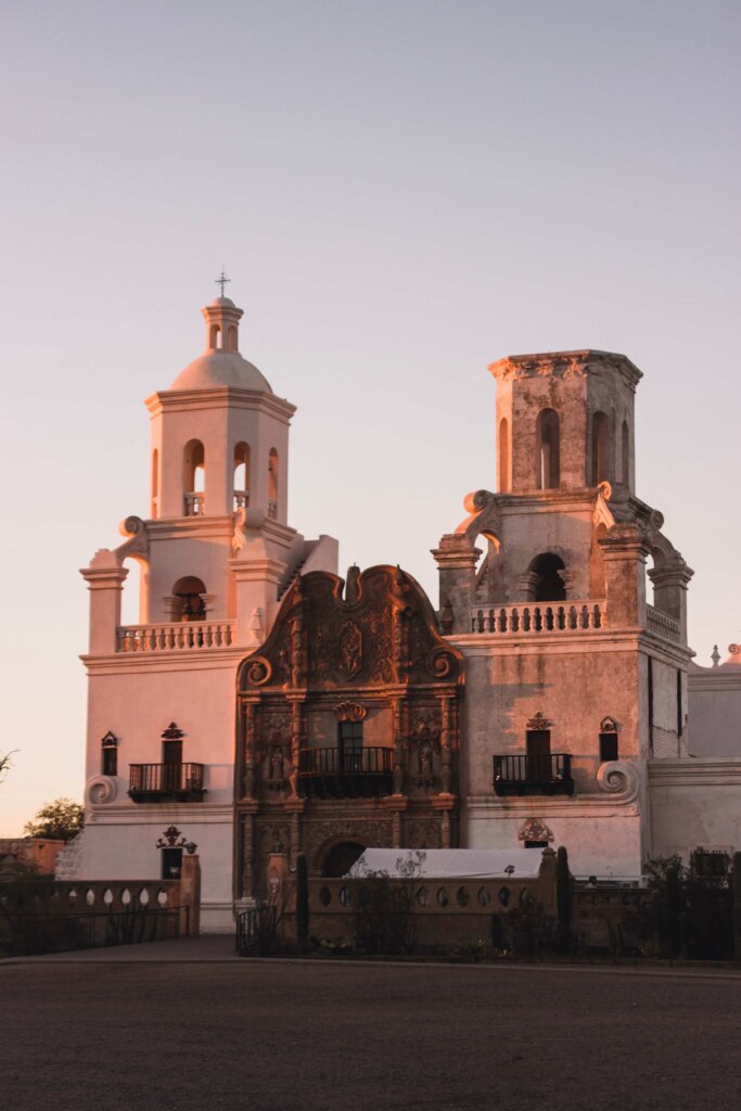 The Mission outside of Tucson - one of The Best Day Trips From Phoenix, Arizona.