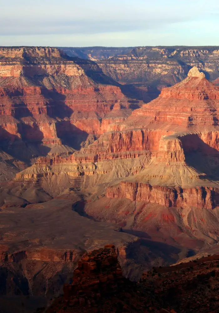 Epic views of the red Grand Canyon cliffs, one of The Best Day Trips From Phoenix, Arizona.