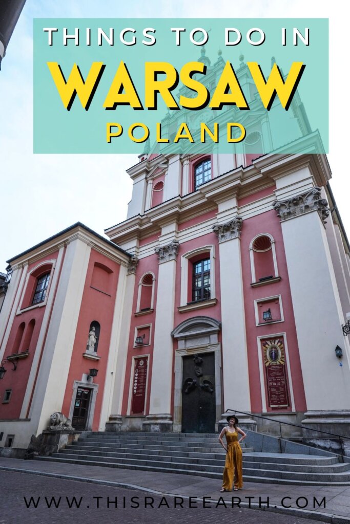 Fun Things to Do in Warsaw Pinterest pin.