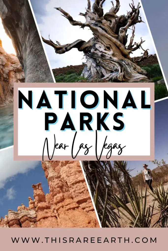 National Parks near Las Vegas Pinterest pin.