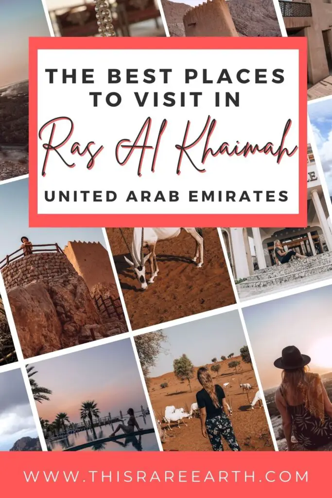 Places to Visit in Ras Al Khaimah Pinterest pin.