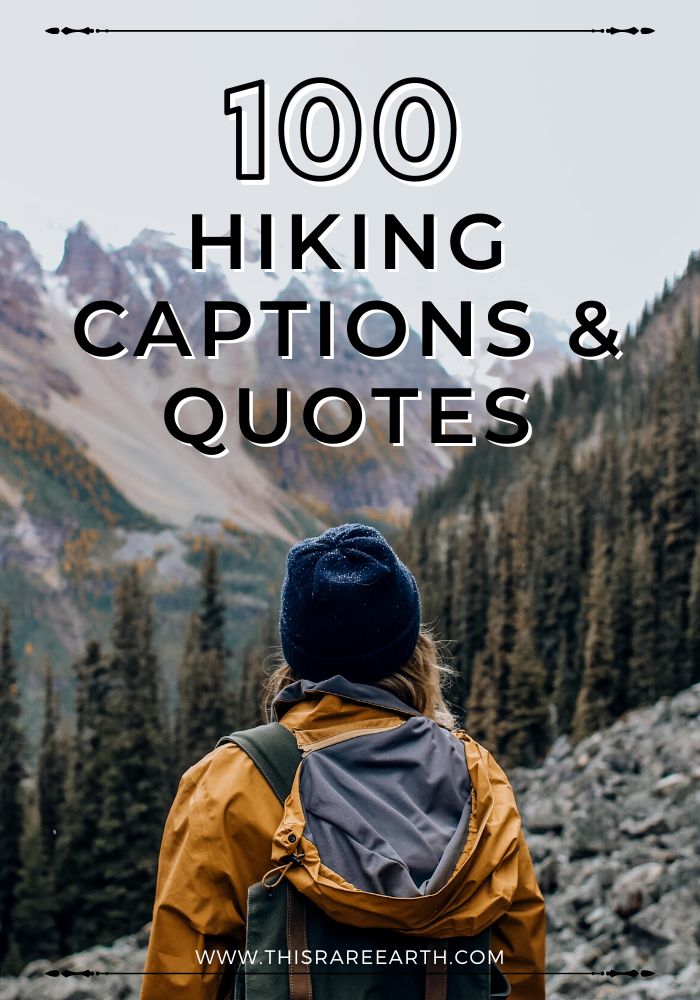100 Hiking Captions & Quotes for Instagram - This Rare Earth