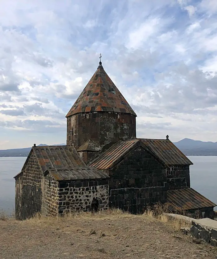 Sevanavank Monastery on Lake Sevan, a must see on any One Week Armenia Itinerary.