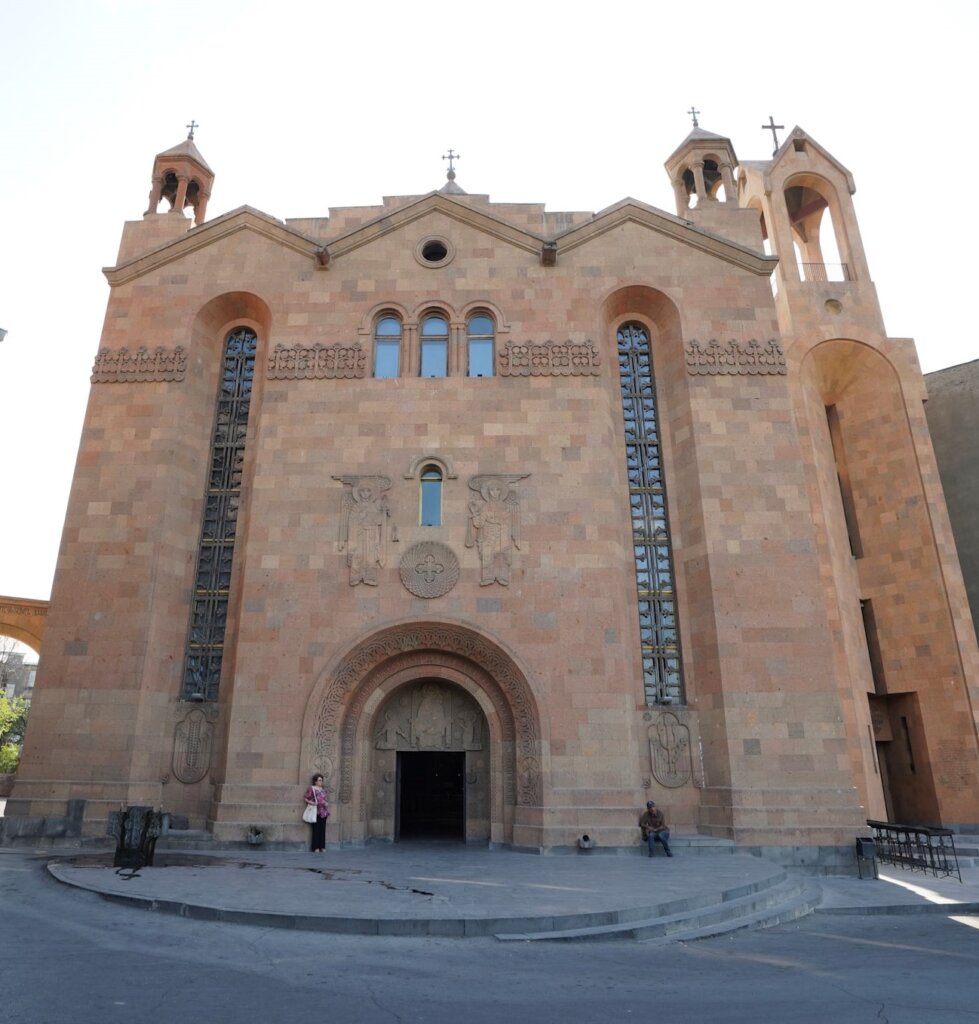 The exterior of St Sargis Church, one of The Best Things to Do in Yerevan, Armenia.