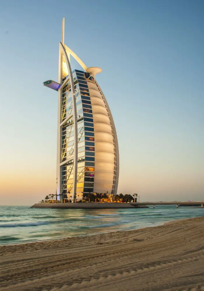 The Burj al Arab on the beach - Is Dubai Worth Visiting? 