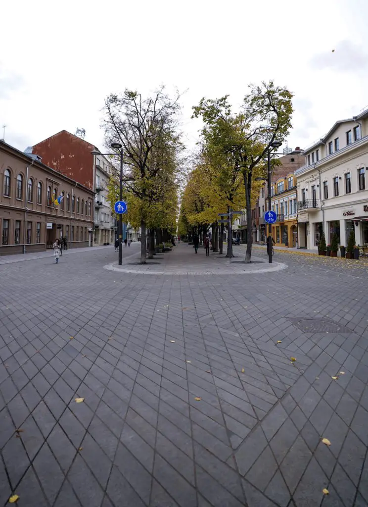 The quaint streets of Old Town - one of the must see places in Kaunas.