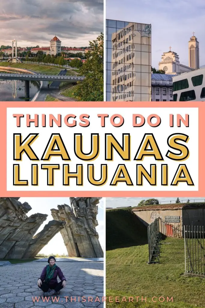 Things to do in Kaunas Lithuania Pinterest pin.