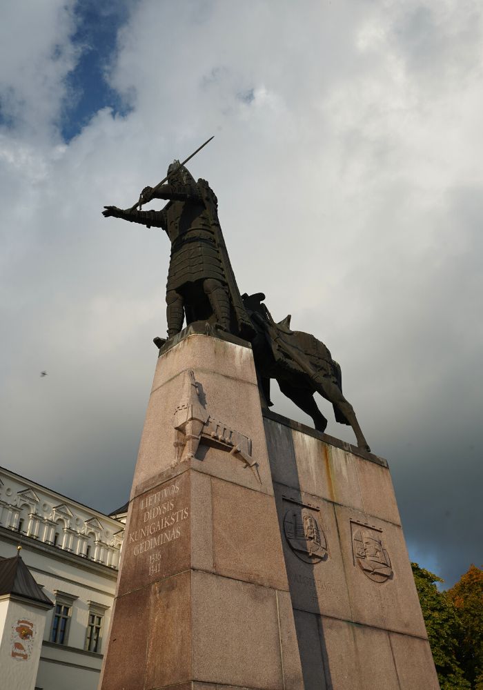 Grand Duke Gediminas himself, the man behind Gediminas Castle Tower in Vilnius.