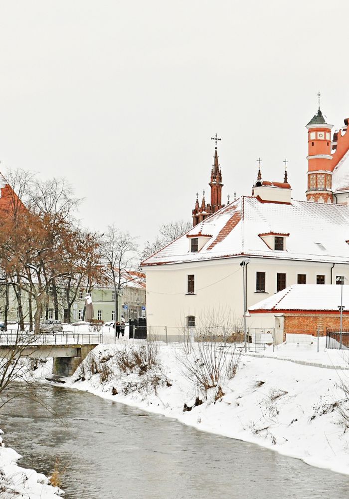 Snowfall over Lithuania - Interesting Facts about Lithuania.