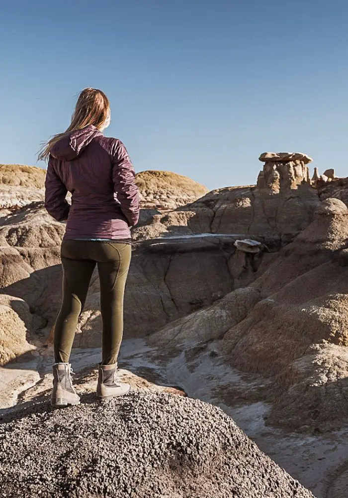 The incredible Bisti Badlands, one of your New Mexico Road Trip stops.