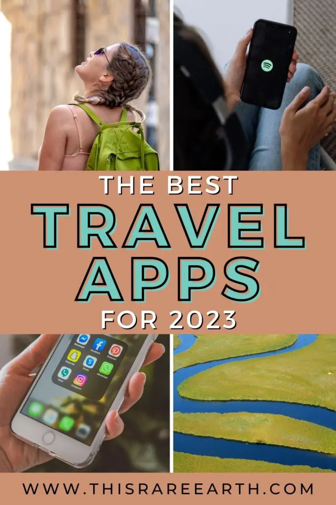 The BEST Travel Apps Pinterest pin.