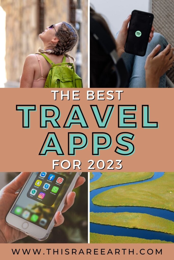 The BEST Travel Apps Pinterest pin.