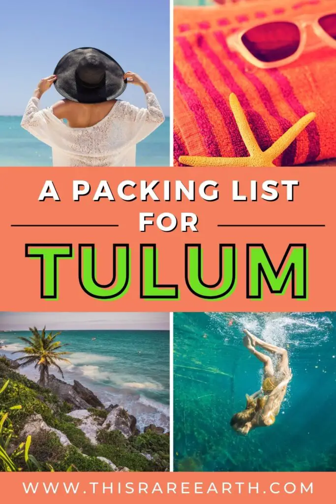 What to Wear in Tulum: Outfits & Accessories Pinterest pin.