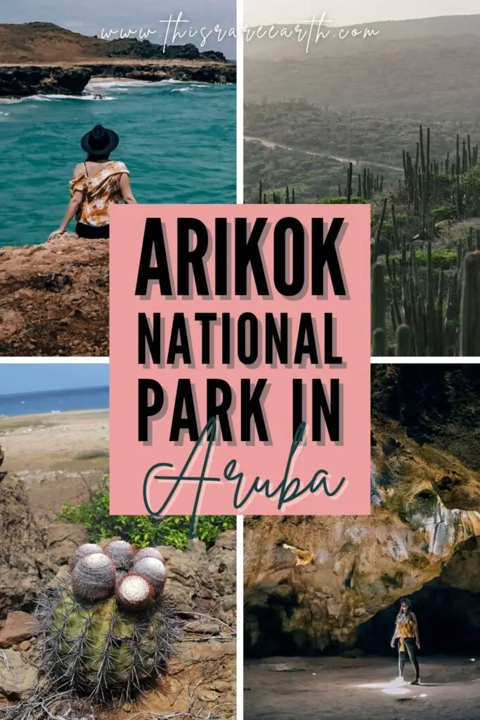 Everything You Need to Know About Arikok National Park Pinterest pin.